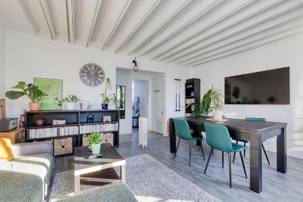 Nice Flat With Billard And View Paris Exterior foto