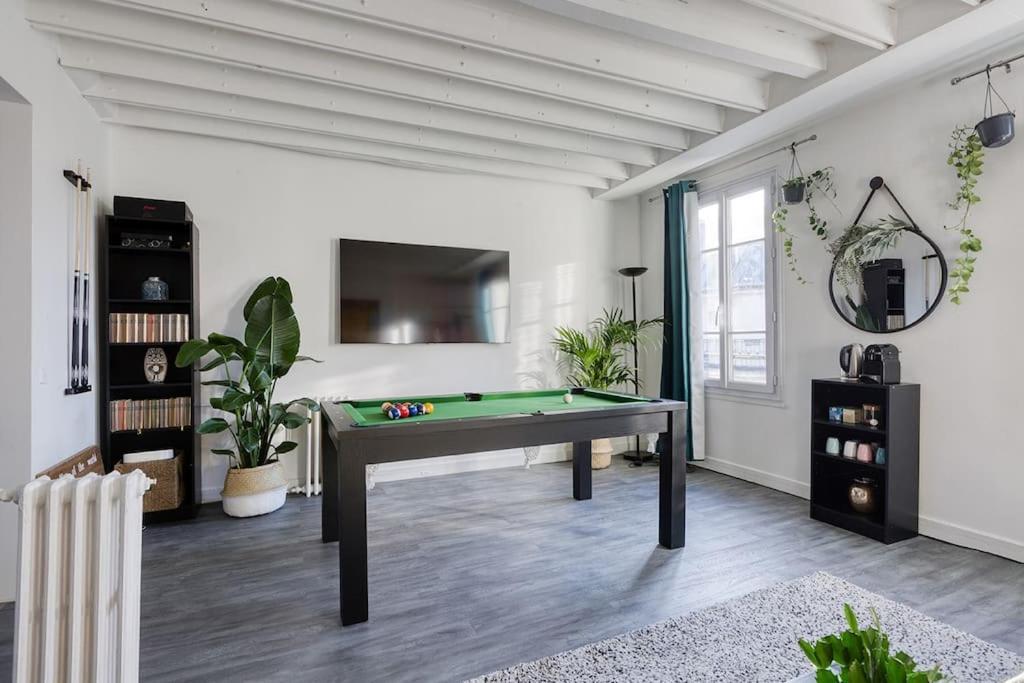Nice Flat With Billard And View Paris Exterior foto